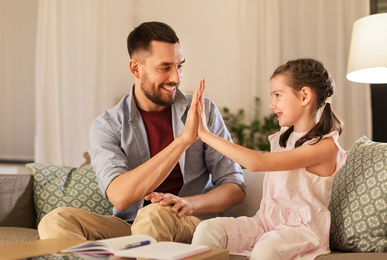 father and daughter